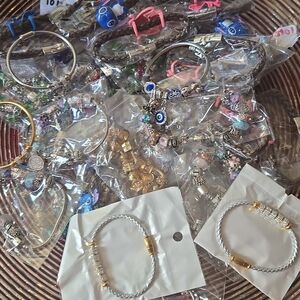 Assorted Charm Bracelets & Bangles – Fun, Colorful & Stylish Jewelry Bundle ✨